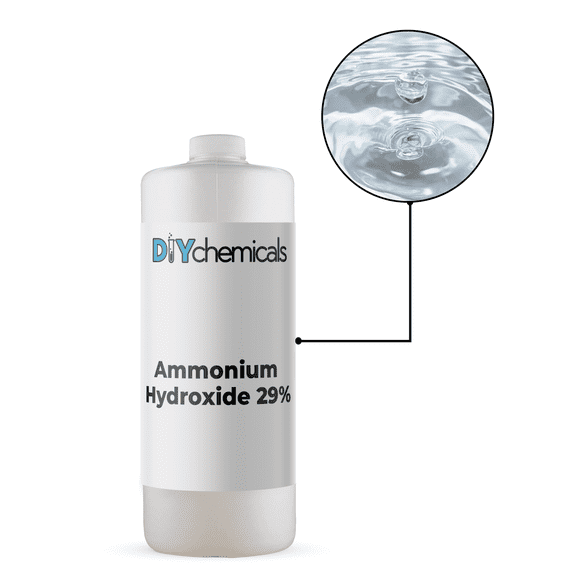 DIYChemicals Ammonium Hydroxide - 29% Concentration, All-Purpose Cleaner - Quart