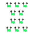 thumbnail image 3 of Sonducket Twin Spiral Bells Fishing Lure Bite Alarms Clips Carp Metal Angling Vibration Bait Tip Sensitive Tool Indicator Rod Accessories Type1 NO1, 3 of 6