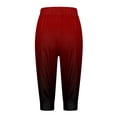 thumbnail image 5 of WEAIXIMIUNG Yoga Pants Women Straight Leg with Design On Side Capris for Women 4Th Of July Flag Independence Day Print Pants Bottom Drawstring Joggers, 5 of 5