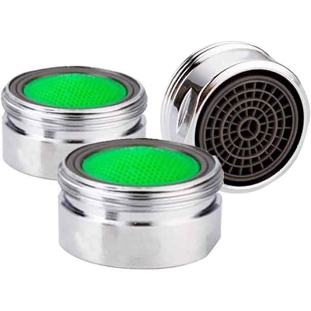 Juego de 3 aireadores de grifo M24 - Ahorro de agua - Piezas Recha para cocina, baño, ducha, grifo del fregadero - Regulador de flujo (rosca macho de 24 mm) Kuyhfg Bienvenido a Kuyhfg