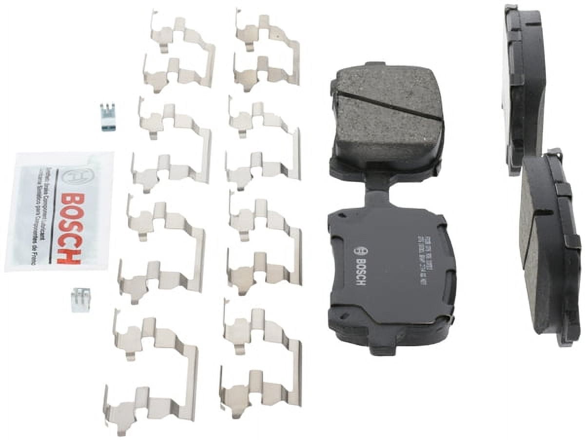 Bosch BC707 QuietCast Premium Disc Brake Pad Set Fits select: 1998-2004 TOYOTA AVALON, 1999-2001 LEXUS RX