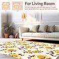 thumbnail image 2 of ODIKA 8'x10' Machine Washable Non-Slip Area Rug, Stylish Desert Bloom High Traffic Rug, Ivory, 384098, 2 of 7