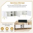 thumbnail image 6 of Maritcute TV Stand For 80-89 Inches Television Modern TV Consoles Entertainment Stand With Storage Cabinets For Living Room Home Office, 6 of 8