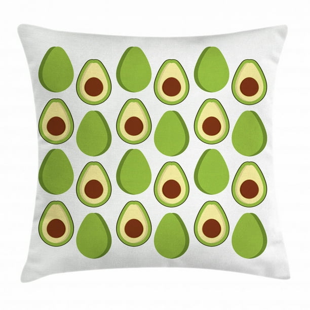 avocado cushion fluffy