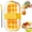 Yellow, variant on 2 In 1 Ice Cube Bottle With Straw,Press To Release Touch Free Silicone Water Bottle,Ice Cube Cup With Straw,Ice Cube Water Bottle,Ice Cube Cup Tray For Coffee Juice And Beverage