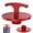 Red, variant on Oil Filter Drain Plug Tool Anti Spill Aluminum Alloy Drain Oil Filter Cap Compatible with Ram 2500 3500 4500 5500 5.9L 6.7L Diesel Engine 1989-2026 Oil Filter Plug Tool