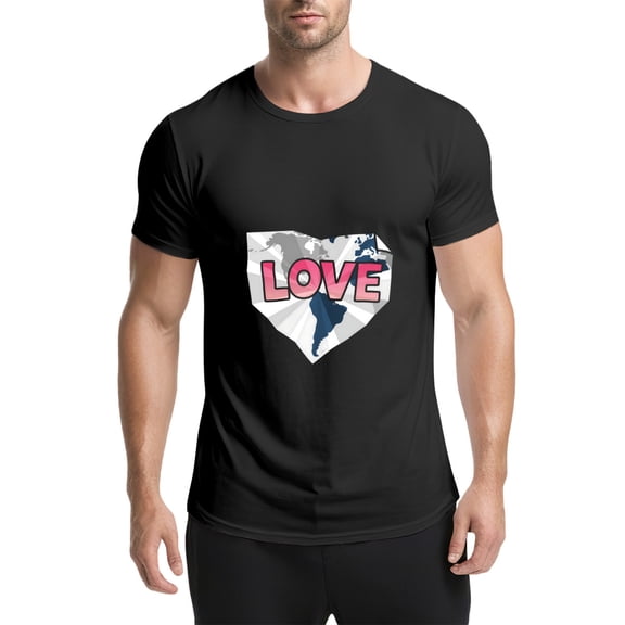Black T Shirts for Men, Mens Graphic Tees, M5715061,S
