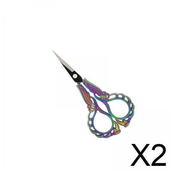 Tijeras de ,Tijeras de Costura de acero inoxidable,Tijeras de orquídeas Tijeras Hilo de ,Corte de tela Suministros para manualidades de costura
