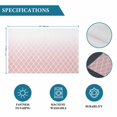 thumbnail image 6 of Pink Ombre Stripe Placemats Set of 4, Modern Abstract Art Gradient Striped Placemats for Dining Table, Place Mats for Kitchen Tabletop, Waterproof Wipeable Dining Table Mats Set, 6 of 9