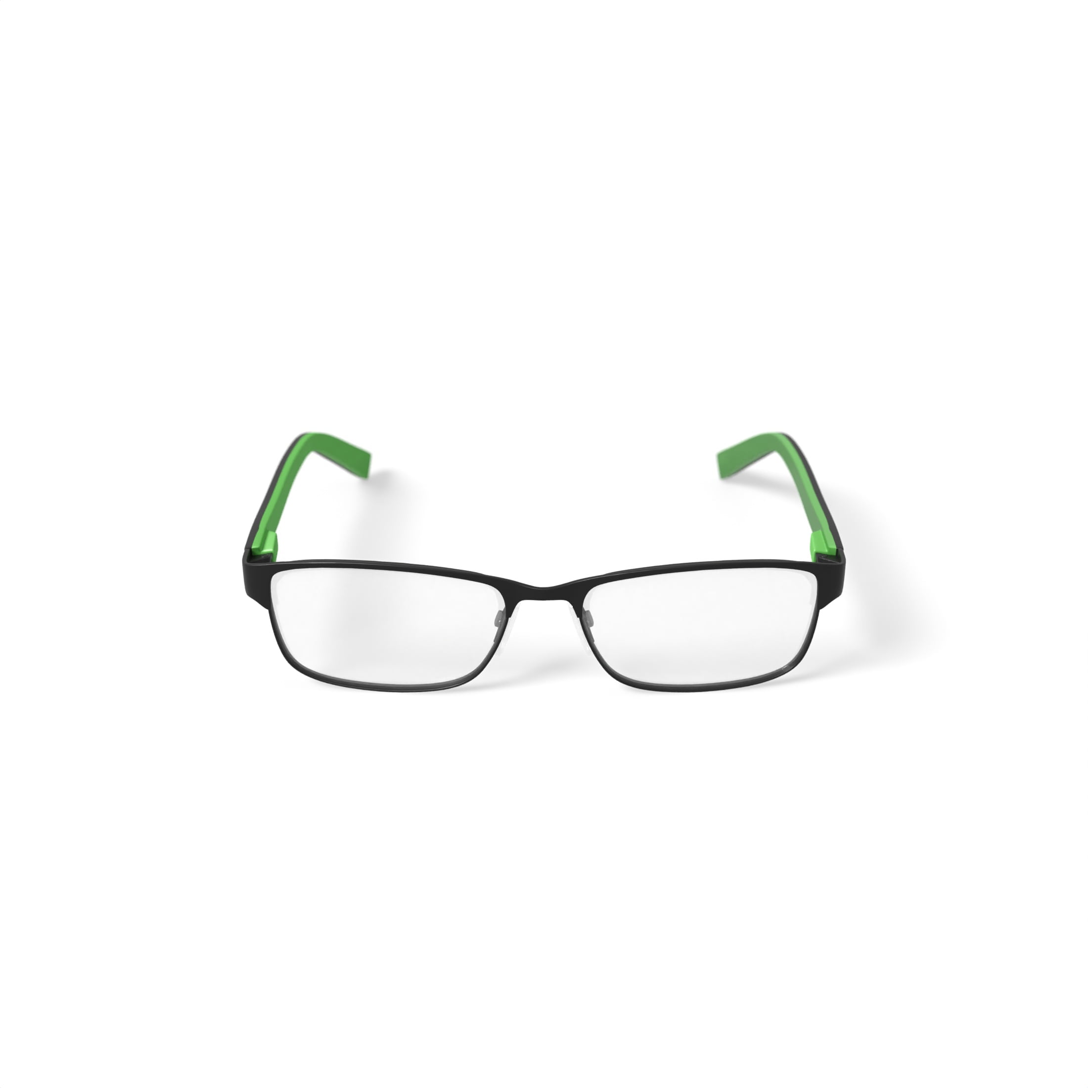 Nerf Tactical Youth Rectangular Prescription Eyeglasses with Case, Black/Green