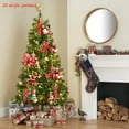 thumbnail image 7 of Alphabet Initial Surname Hanging Ornament for Festive Christmas Party and Holiday Celebration Decorations, 7 of 7