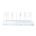 thumbnail image 1 of Expandable Pots Pans Holder, Space Saving Stable Tabletop Pot Pan Organizers Rack Anti Slip Iron  for Kitchen, 1 of 8