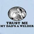 thumbnail image 2 of CafePress - Trust Me My Dad's A Welder Infant Bodysuit - Baby Light Bodysuit, Size Newborn - 24 Months, 2 of 4