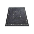 thumbnail image 4 of Rugsotic Carpets Handmade Rugs Hand Knotted Loom Rectangle 8'x10' Charcoal Wool for Indoor Use, 4 of 5