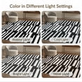 thumbnail image 7 of ODIKA 5'x7' Washable Area Rug Non-Slip, Low Pile, Stain Resistant Stripe Minimalist Sleek Horizontal Stripes Balanced Layering for Guest Room, Lounge, Apartment, 7 of 7