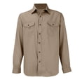 thumbnail image 5 of Men’s Casual Denim Jacket Shirt Lapel Long Sleeve Solid Color Spring Autumn, 5 of 9