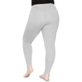 thumbnail image 3 of Stretch Is Comfort Women's Oh so Soft High Waist Stirrup Leggings| Adult Small- 3x, 3 of 6