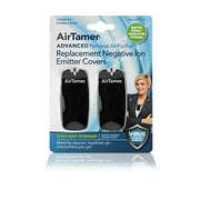 AirTamer Advanced Personal Air Purifier Replacement Negative Ion Emitter Covers Black 2 Pack - Made Model A315