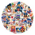 thumbnail image 1 of Paquete de pegatinas Wallys Darlings Anime, 50 unidades, 5-8 cm, impermeables, 1 of 4