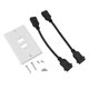thumbnail image 1 of Placa de pared ANGGREK Con Interfaz multimedia HD 2 Puertos, 1 of 7