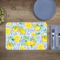 thumbnail image 3 of Wipe-Clean Reversible Decofoam Placemats, Lovely Lemons, Set of 2, Made in The USA, 3 of 3