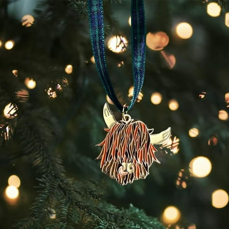 

Gifts Cntydi Decoration Ornaments Highlands Cattle Accessories Family Pendant Acrylic Material