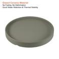 thumbnail image 3 of Unique Bargains 6' Ceramic Round Planter Saucer Flower Pot Drip Tray Coaster, Dark Gray 2 Pack, 3 of 5