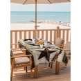 thumbnail image 2 of Outdoor Tablecloth with Umbrella Hole for Patio/Picnic/Party/Camping, Western Star Brown Waterproof Table Cloth Rectangle Table Cover Washable, Farmhouse Vintage Berry Botanical (60"x 102"), 2 of 9