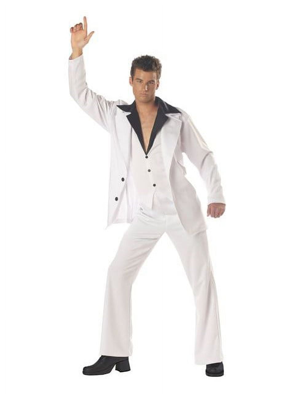 California Costumes Horror Hofnarr Kostüm Rot und Weiß Herren Gr.- M 102-107cm