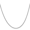 thumbnail image 2 of 14K White Gold Cable Chain Styles Necklace 1.6 mm Round 16 inch, 2 of 4
