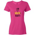 thumbnail image 3 of Inktastic Lab Life is Ruff Yellow Lab Women's T-Shirt, 3 of 5