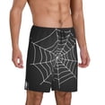 thumbnail image 2 of Fotbe A Web With A Spider Pajama Shorts for Men, Men's Pajama Bottoms, Sleepwear,Short Pajama Pants-X-Large, 2 of 9