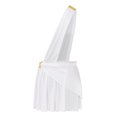 thumbnail image 4 of iiniim Men's Toga Costume Mythology Ancient Greek Caesar Roman Halloween Party Cosplay Fancy Dress A White XL, 4 of 7