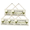 thumbnail image 5 of 5 Pcs Wooden Hang Tag Farm Chicken Small Farmhouse Decor Decoration, 5 of 8