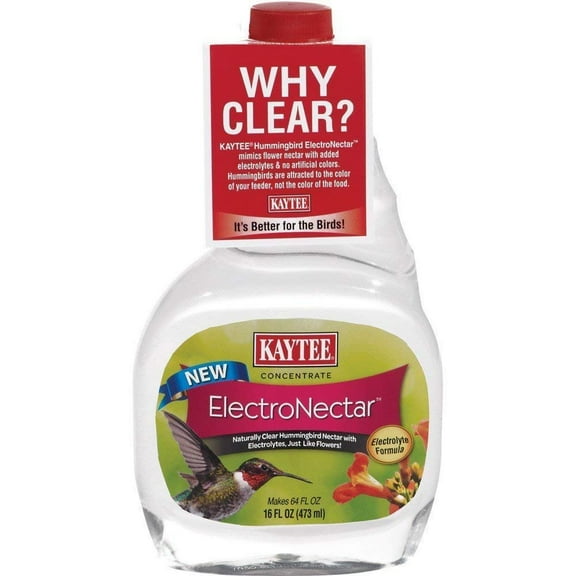 Kaytee Hummingbird Electro Nectar Concentrate, 2 Pack of 16-Ounce