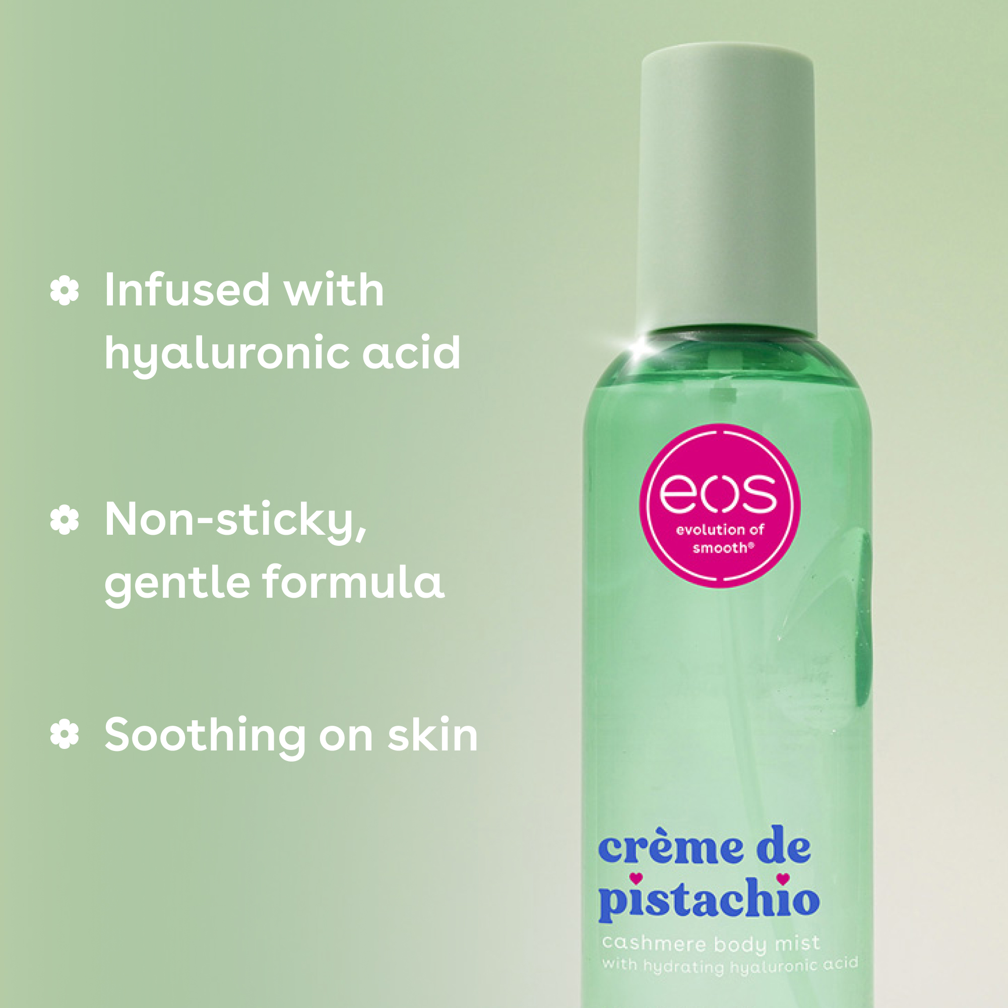 Eos Cashmere Crème de Pistachio Body Mist, 6 fl oz photo 5