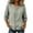 Green, variant on akafmk Womens Cotton Linen Blouses Floral Embroidery Button Down 3/4 Sleeve Casual Summer Tops