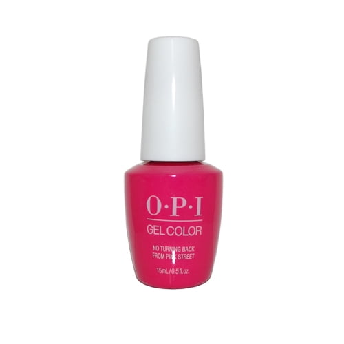 Opi Opi Gelcolor Soak Off Gel Lacquer Gcl19 No Turning Back From Pink Street Walmart Com Walmart Com