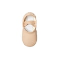 thumbnail image 6 of Stelle PU Leather Ballet Shoes for Girls, Ballet Pink, 12ML, 6 of 6