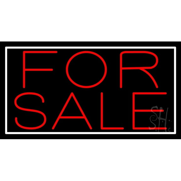 For Sale LED Neon Sign 20 x 37 - inches, Black Square Cut Acrylic Backing, with Dimmer - Bright and Premium built indoor LED Neon Sign for office, and stroefront