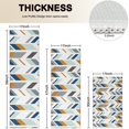 thumbnail image 4 of Multicolor Chevron Pattern Kitchen Rugs Sets Of 3,Kitchen Runner Rugs Non Skid Washable,Decorative Kitchen Floor Mats for Kitchen,Sink,Laundry,17"x30"+ 17"x47" + 17"x59", 4 of 6