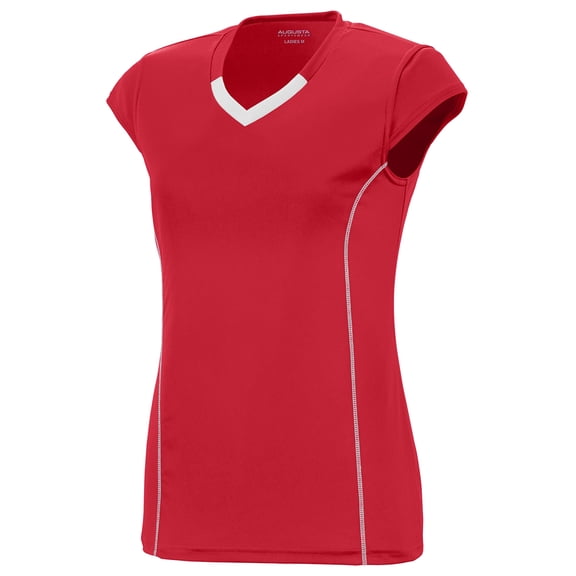 Augusta L Girls Blash Jersey Red/White 1219