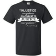 thumbnail image 3 of Inktastic Injustice Anywhere is a Threat to Justice Everywhere- Martin Luther King Jr. T-Shirt, 3 of 5
