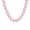 Pink, variant on Vibrant Multicolor Candy Charm Necklace Lightweight Stylish Collar Chain Jewelry
