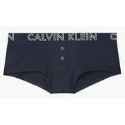 Calvin Klein Ultimate Cotton Boyshort Panty, Shoreline Blue, Medium