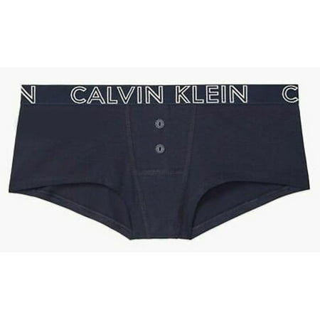 Calvin Klein Ultimate Cotton Boyshort Panty, Shoreline Blue, Medium