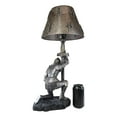 thumbnail image 3 of Ebros The Accolade Kneeling Knight Suit of Armor Ceremony Side Table Lamp 22"H, 3 of 11