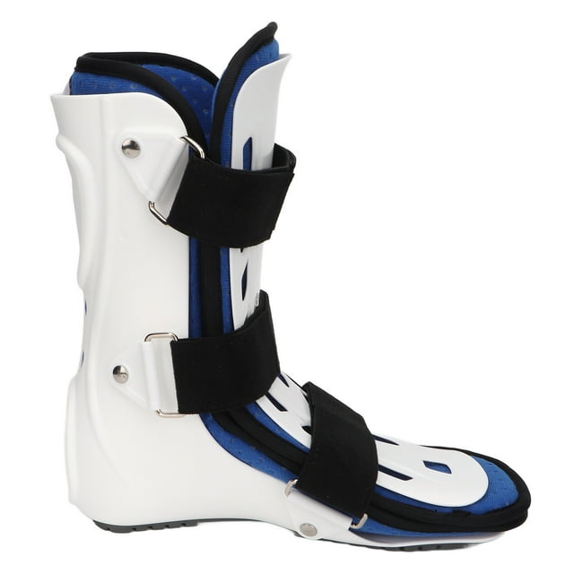 Adjustable Size, Washable Liner, Breathable Holes Ankle Brace with Removable Front Guard, Straps for Broken and Sprained Feet