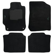 ecoMats Carpet Floor Mats Custom Fit for 2012 to 2017 Toyota Camry with Anti-Slip Heel Pad and Safety Locks - Front and Rear