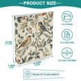 thumbnail image 3 of FORMRS 3 Ring Binder 1.5 inch with Pockets Set of 2 Clip Board 200 Sheets Capacity, Green Birds, 3 of 8